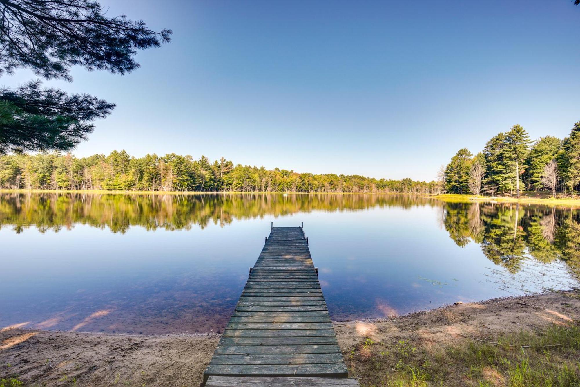 Serene Woodruff Cottage Lakefront Access! Buitenkant foto